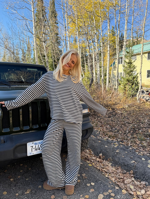 Weekender Striped Pullover
